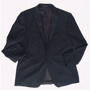 Porto Filo | Mens 46 Black Suits Sport Jacket Extra Fine Italy Hand Tailored